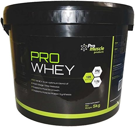 ProMuscle Products 5 Kg Vanilla Pro Whey - 125 Servings