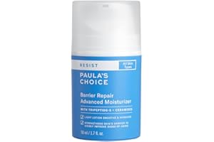 Paula's Choice RESIST Barrier Repair Zaawansowany Nawilżający - Przeciwstarzeniowy Krem Nawilżający i Łagodzący na Noc - Dla Jędrniejszej Skóry i Redukcji Zmarszczek - Wszystkie Rodzaje Skóry - 50 ml