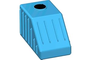ROTOTEC Serbatoio polietilene 5 mm tipo sottoscala triangolo 500 litri RINFORZATO - FORI STAMPATI e FILETTATI acqua potabile alimenti