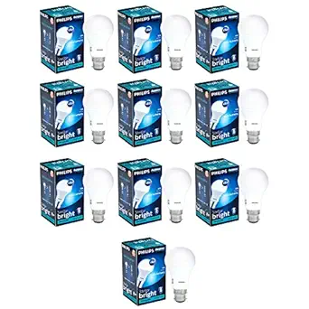 Philips A60 Stellar Bright 14W B22 LED Bulb 1260lm, Cool Day Light, Pack of 10
