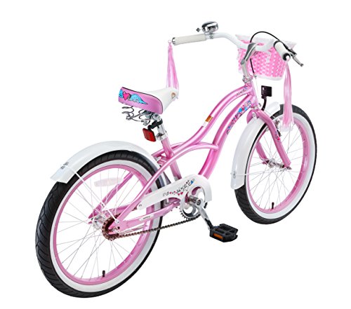 BIKESTAR® Premium Design Kinderfahrrad für coole Kids ab 6 Jahren ★ 20er Deluxe Cruiser Edition ★ Glamour Pink - 4