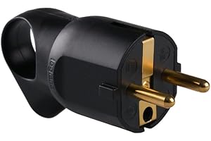 Legrand 050194 – prises pour utilisations professionnelles avec anneau Poignée (3680 W, 230 V) couleur Noir