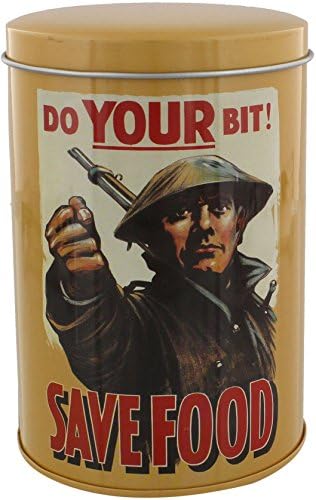 IWM WW2 retro propaganda advertising storage tin Do Your Bit, Save Food