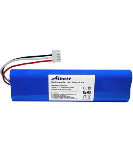 Exmate 14.4V 3600mAh Li-Ion Akku, Ersatzakku für Ecovacs Deebot Ozmo 900, 901, 905, 920, 930, 937, DG36, DG3G, DG70, DX55, T5 Neo, Ecovacs Deebot N8, N8 , N8 Pro Home Cleaner Heimroboter