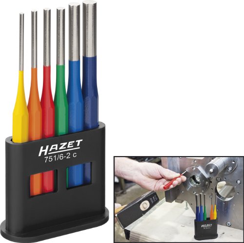 HAZET 751/6-2C Splintentreiber Satz, farbiger - 2
