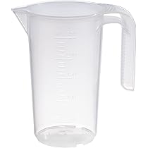 Misurino Da 2 Litri APS - Plastica Con Scala In Rilievo, Lavabile In Lavastoviglie