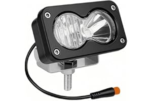 KYPSZQPSH Baja Style E-Bike-strålkastare for Ridstar Q20, 3-stifts Julet Plug-and-Play, 6800K Bright, 10V–80V bred spänning