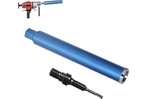 1 ¼ UNC Diamantbohrkrone Dosensenker mit 10mm Turbo | L 460 mm | Ø 68 mm | 6 Segmente | SDS-plus, Diamant-Bohrkron Kernbohrkrone für Kernbohrgeräte, Nass- / Trocken Bohrkrone Fliesenbohrer für Beton