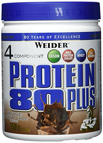Preisvergleich Produktbild Weider, 80 Plus Protein, Brownie-Double Choc, 1er Pack (1x 750g)