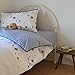 Potato Stamp Stars organic cotton cot bed duvet cover set