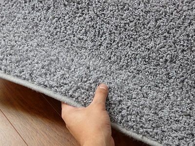 Teppich Hochflor Shaggy Prestige Grau in 22 Größen, Größe:300×300 cm - 3