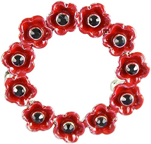 AngÃ©lys Poppy Small Wreath Brooch