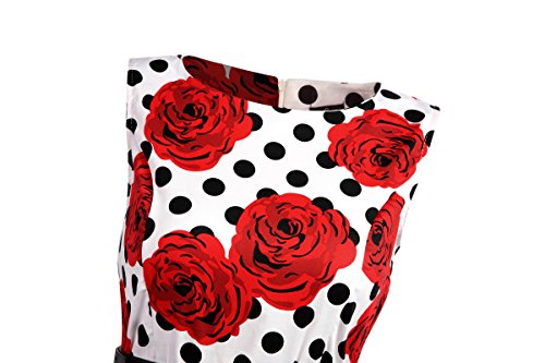 Retro 50s Rockabilly Kleid Festliches Kleid Partykleider Cocktailkleider - 3