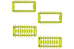 PYAIOVR 4 Pettini per Rasoio Corpo, Pettini da Barba, Shaver Body Hair Guards, Guards Replacement, per Philips QP25XX/QP26XX/QP65XX/QP66XX