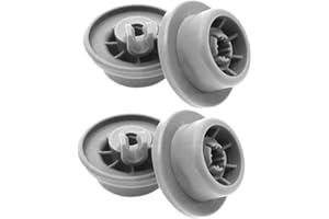 WUYAN 4Pcs Spülmaschine Niedrigeren Rack Korb Dishrack Rad Roller Achse Stud Kit Montage 165314 Fit für Bosch Ersatz