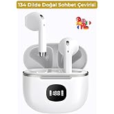 AI Dil &Ccedil;evirici Kulaklık 134 Dil Destekli Yapay Zeka Bluetooth Kulaklık 42 Saat Pil