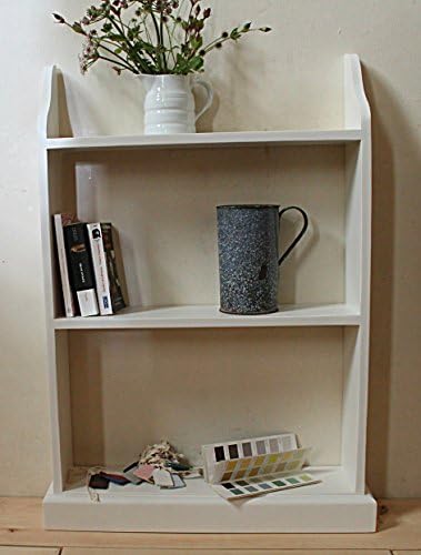 Free standing shelving unit, Ivory, shabby chic finish, 6 sizes