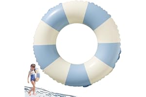 YOUGHUEN Schwimmring Kinder,Aufblasbare Schwimmreifen,Kleiner Schwimmring,Dauerhafter Aufblasbarer Pool Schwimmen,Transparenter Auslaufsicherer Schwimmhilfe für Kinder 5-9 Jahre