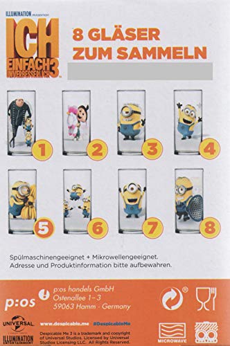 Preisvergleich Produktbild Minions Sammelglas / Glas / Trinkglas"Ich einfach unverbesserlich 3"