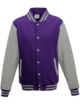 AWDis Herren Varsity Jacke Langärmlige Jacke