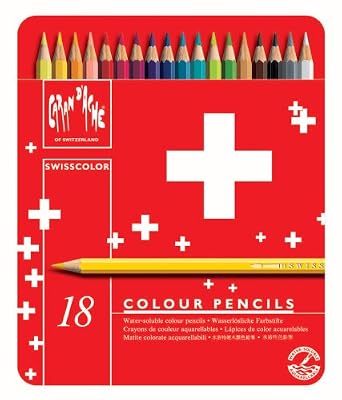 Caran d-Ache 1285.718 Crayons de Couleur Aquarellables