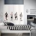 Produktbild North Star Juventus 4 Top Players Wanddekoration prefustellata selbstklebend, PVC, mehrfarbig, 50 x 70 x 0.5 cm