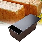 pan de molde bimbo integral 4. La bandeja para pan de 8,9 "x 4,8" x 4,3 ", fácil de mantener, es adecuada para hacer pastel de libra, pan de levadura, pan rápido y la receta favorita de su familia de albondigas.