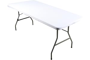 XQZMD Mantel rectangular ajustable, mantel todo incluido con elástico, para mesa de jardín, mesa plegable, escritorio rectangular para exteriores, cocina, estilo patio (blanco, 183 x 76 cm)