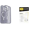 OtterBox Bundle Symmetry Series Core for MagSafe Case for iPhone 16 Pro Max, Shockproof, Drop Proof, Ultra-Slim, Protective Case, Blue & Premium Glass Screen Protector