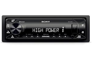 Sony DSXGS80 - Reproductor Multimedia para Coche (Bluetooth, 2 Puertos USB, NFC, Control por Voz Siri Eyes Free y Android, 4 Altavoces con Salida 100 W) Negro