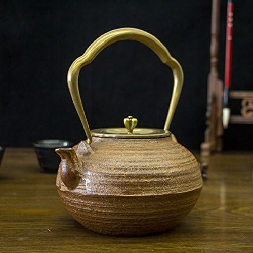 Cast Iron Old Pot Uncoated Japanese Handmade Uncoated Cast Iron Pot Tea Set