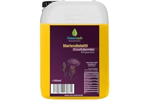 Naturzade Mariendistelöl Einzelfuttermittel Pferde (kaltgepresst) 5 Liter Kanister