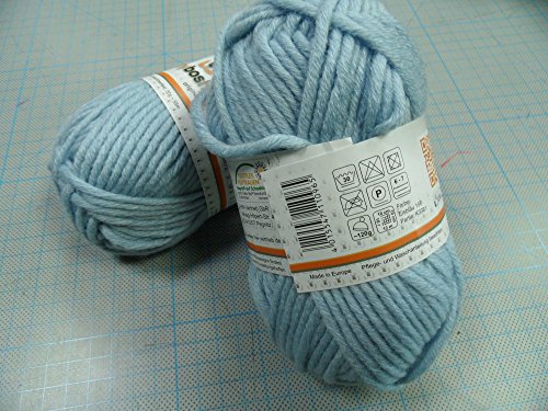 Wolle "myboshi No 1" original je 50 g verschiedene Farben (156 eisblau)