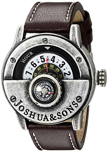 Joshua & Sons Herren-Armbanduhr Man Analog Quarz JX116SSBR Joshua & Sons Herren-Armbanduhr Man Analog Quarz JX116SSBR