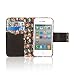 Produktbild Empire KLIX Klutch Designer Wallet Case Tasche Hülle for Apple iPhone 4 / 4S - Vintage Floral (Displ