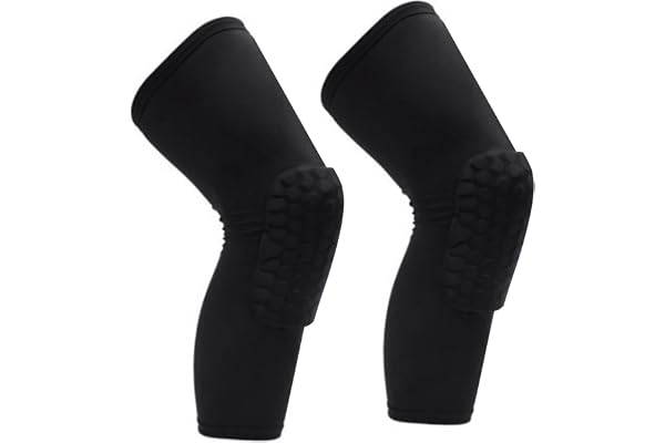 Kompression Knäälm,2PCS Unisex Knee Knee Kompression Knäärm för Basket Fotboll