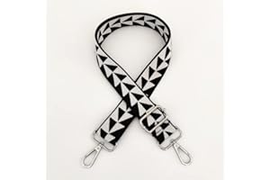 PTNKUIIY Taschengurt Schulterriemen für Taschen 80-130cm mit Karabiner Mehrfarbiger Bunte Verstellbarer Umhängegurt für Schultertasche DIY Zubehör für Tasche Handtaschen Taschenriemen Breit für Damen