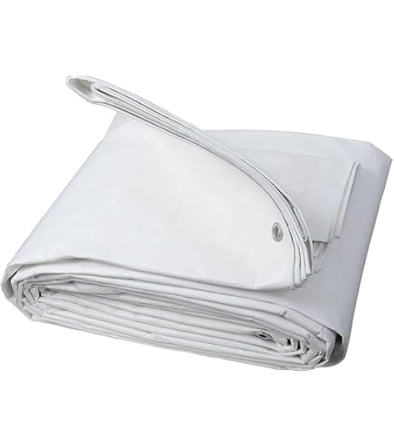 Baustellenplane 8x12 M, 80 G/m², Mit Metallösen, Wasserdicht – Schutz Für Materialien & Gegenstände