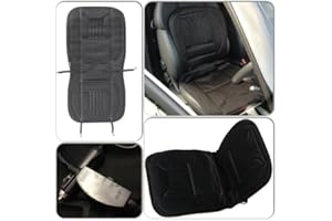 MOTIONPERFORMANCE ESSENTIALS Universal Front Black Cushioned Heated Warm Seat Covers