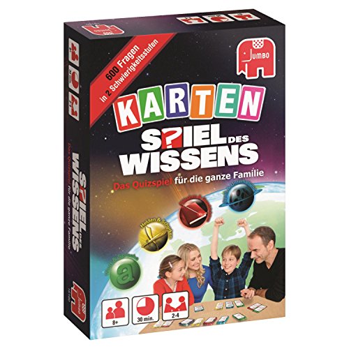 Preisvergleich Produktbild Jumbo Spiele 18180 - Spiel des Wissens, Kartenspiel, farbig