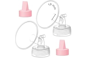 Pièce de pompe Maymom compatible avec les pompes Spectra/Ameda Luna, Syngery Gold ; Comprend une valve à bride large de 19 mm ; Remplace Spectra S1 S2, Plus Shield, pièces de pompe, accessoires