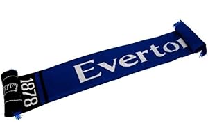 EVERTON F.C. Club Licensed Everton Nero Scarf - Blue - One Size