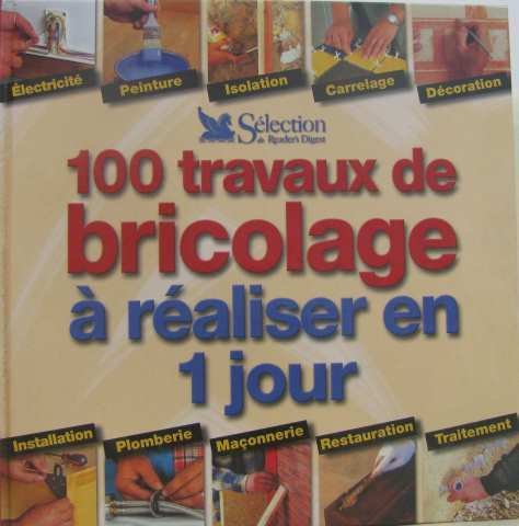couverture de : 100 travaux de bricolage &agrave; r&eacute;aliser en 1 jour