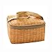 Produktbild Chengstore Rattan plaited Picknickkorb, das Büro Schule Lunchtasche, Picknick-Tasche Lunchtasche, thickened, wasserdicht, Wärmedämmung Picknickkorb Präsentkorb mit Kühler Tote