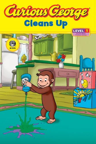 Download Curious George Cleans Up (CGTV Reader)
