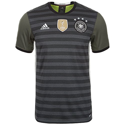 adidas DFB Trikot Home/Away EM Frankreich 2016 grau – Away, S – 46