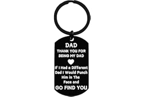NIMTEVE Dad Keyring Gifts from Daughter Son Dad Christmas Birthday Gifts for Dad Gift Key Ring Father's Day Presents Keychain Daddy Birthday Gifts Christmas Gifts for Dad Keyring from Daughter