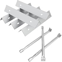YUYTE Universal-Herdknöpfe (2 Stück) – Zinklegierung, Passend Für 8x6 Mm Wellen, Modernes Design, Silber/schwarz, Einfache Montage