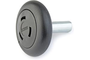 Hörmann Rotella (inferiore con asse da 40 mm, guarnizione N/L/BL/Z/BZ, per un movimento fluido della porta del garage) 3039956, nero