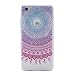 Produktbild Lonchee Huawei P8 Lite Hülle,Bunte Muster Weich TPU Handy Hülle Durchsichtig Transparent Etui Cover Case Protective Shell Soft Schutzhülle Telefon Kasten für Huawei P8 Lite – Runder Totem